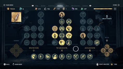 ac odyssey best mastery levels.